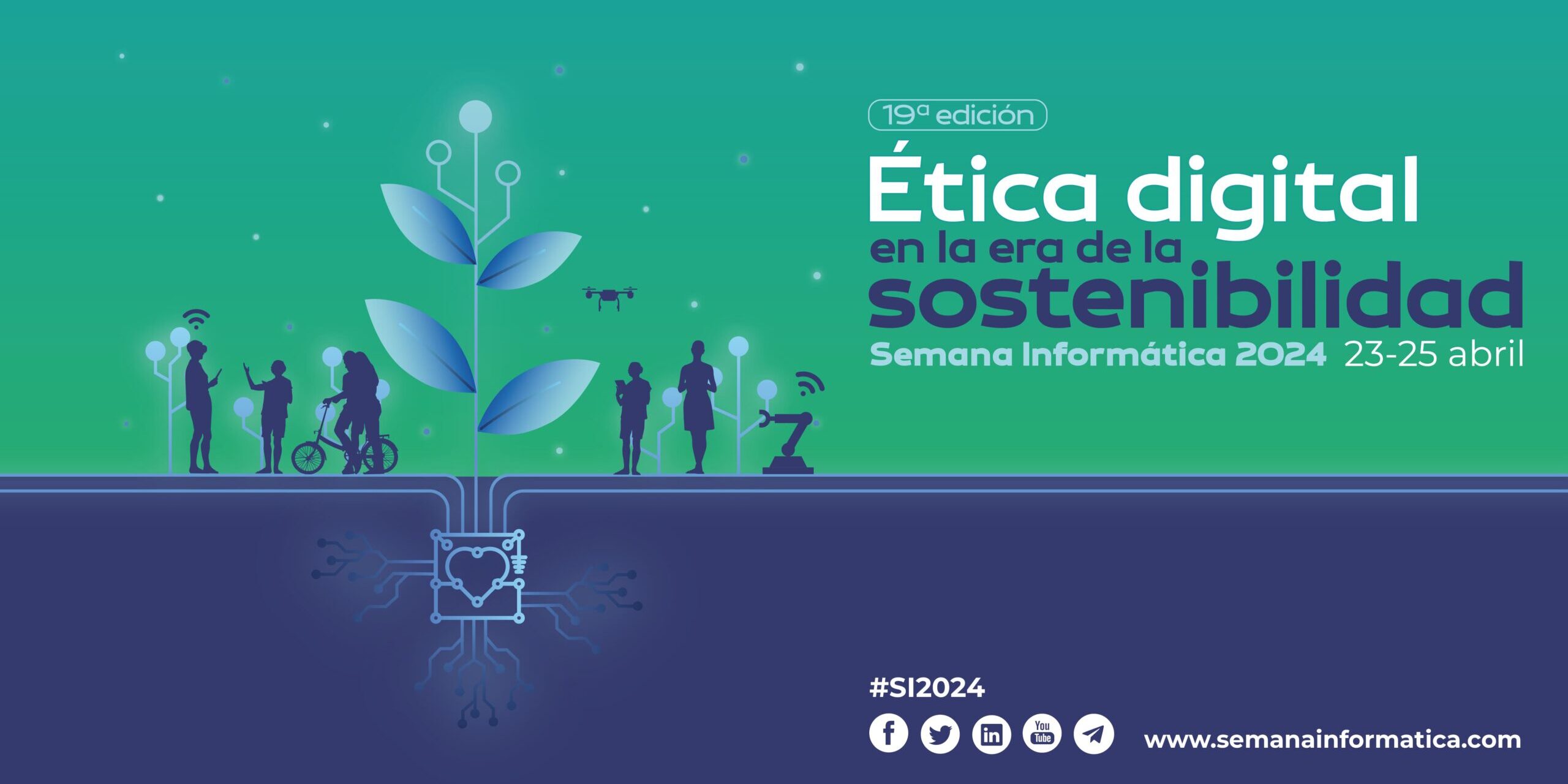 SI 2024 Cartel FACEBOOK Semana Informática 2024